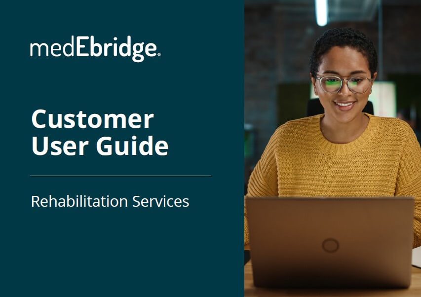 Customer User Guide - Rehabilitation Services